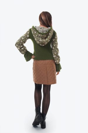 Pulover-tricotat-verde-cu-gluga-01