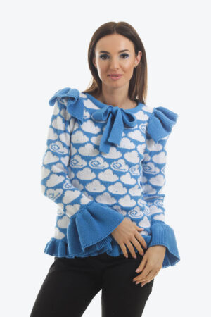 Pulover-albastru-azur-tricotat-nori-volane00